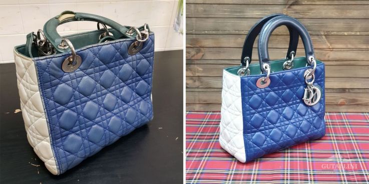 До и после: Обновление цвета сумки